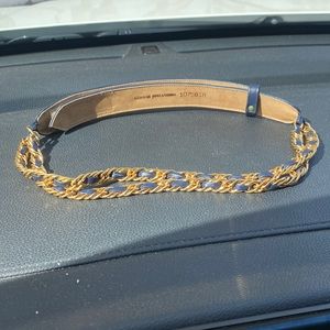 Vintage Ginnie Johansen Gold Belt